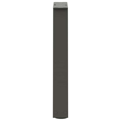 Pieds de table basse vidaXL en V, 2 pcs, anthracite, 38x(42-43,3) cm, acier
