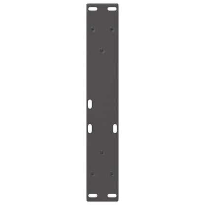 Pieds de table basse vidaXL en V, 2 pcs, anthracite, 38x(42-43,3) cm, acier