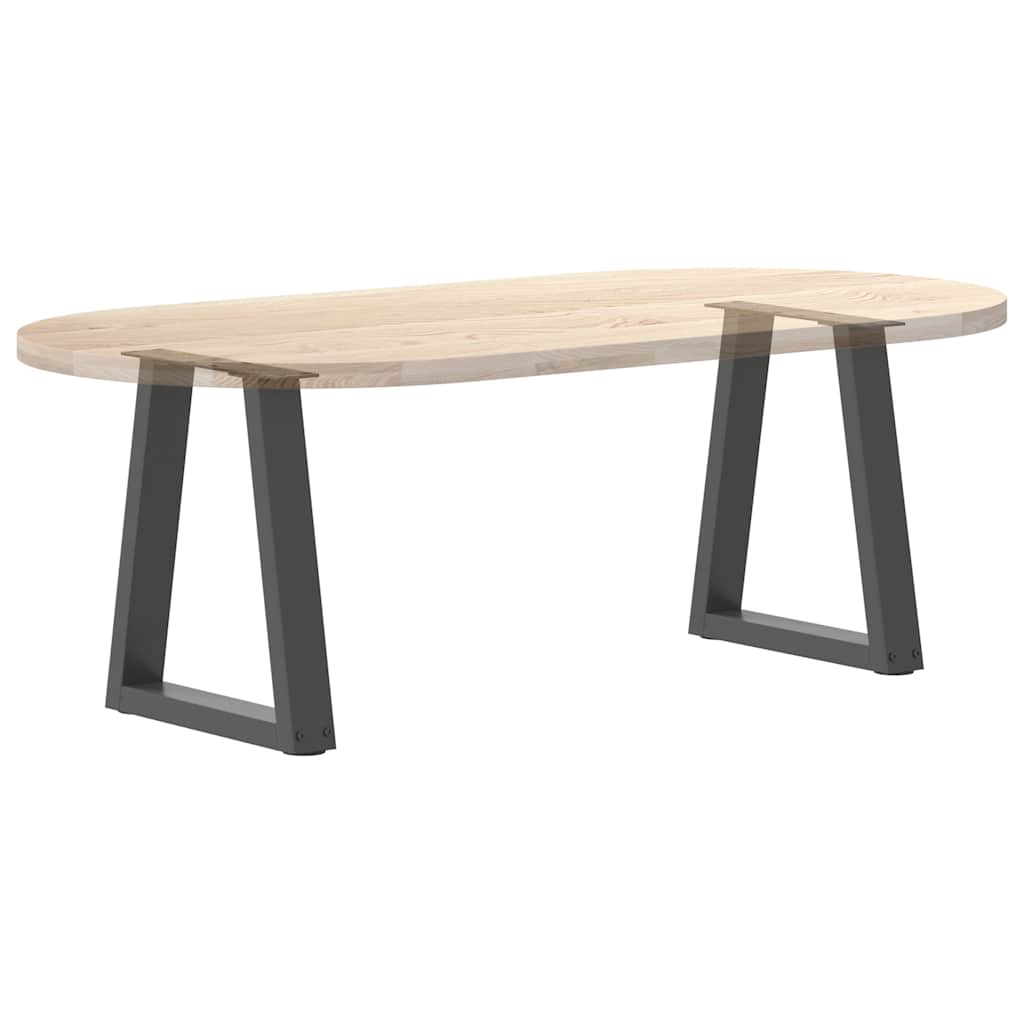 Pieds de table basse vidaXL en V, 2 pcs, anthracite, 38x(42-43,3) cm, acier