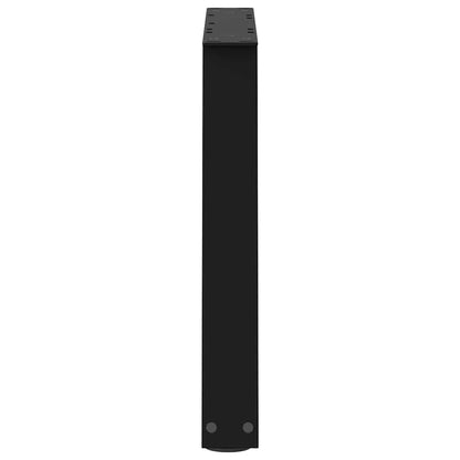 vidaXL Couchtischbeine V-Form 2 Stück Schwarz 50x(42-43,3) cm Stahl