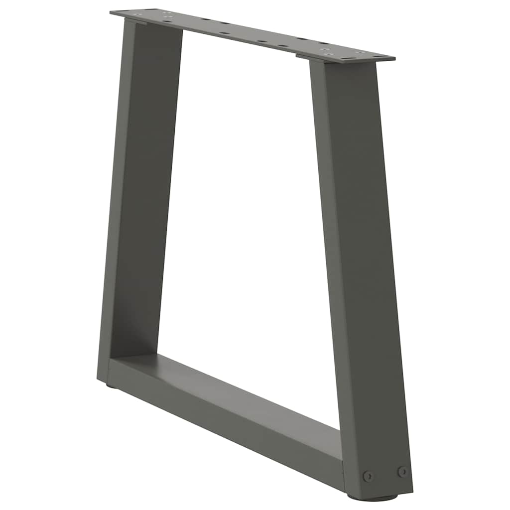 vidaXL Couchtischbeine V-Form 2 Stück Anthrazit 50x(42-43,3) cm Stahl