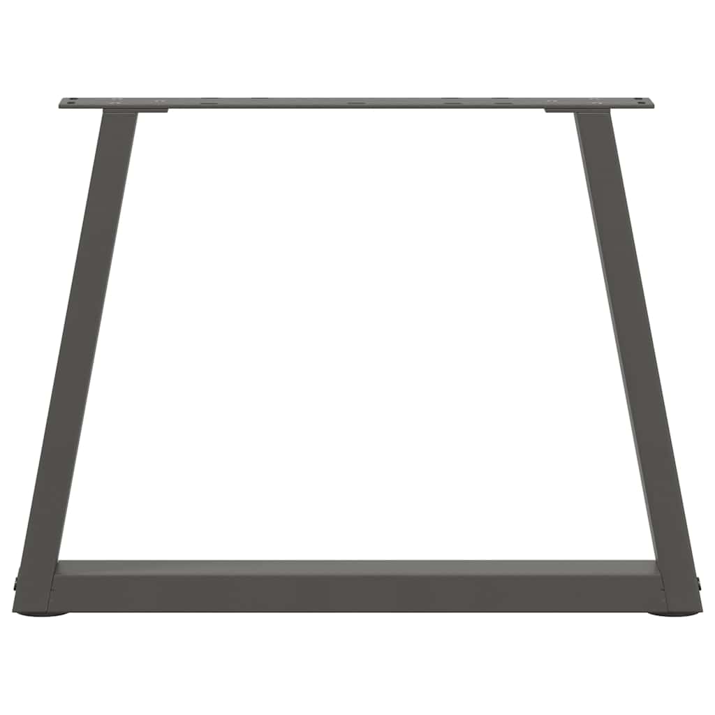 vidaXL Couchtischbeine V-Form 2 Stück Anthrazit 50x(42-43,3) cm Stahl