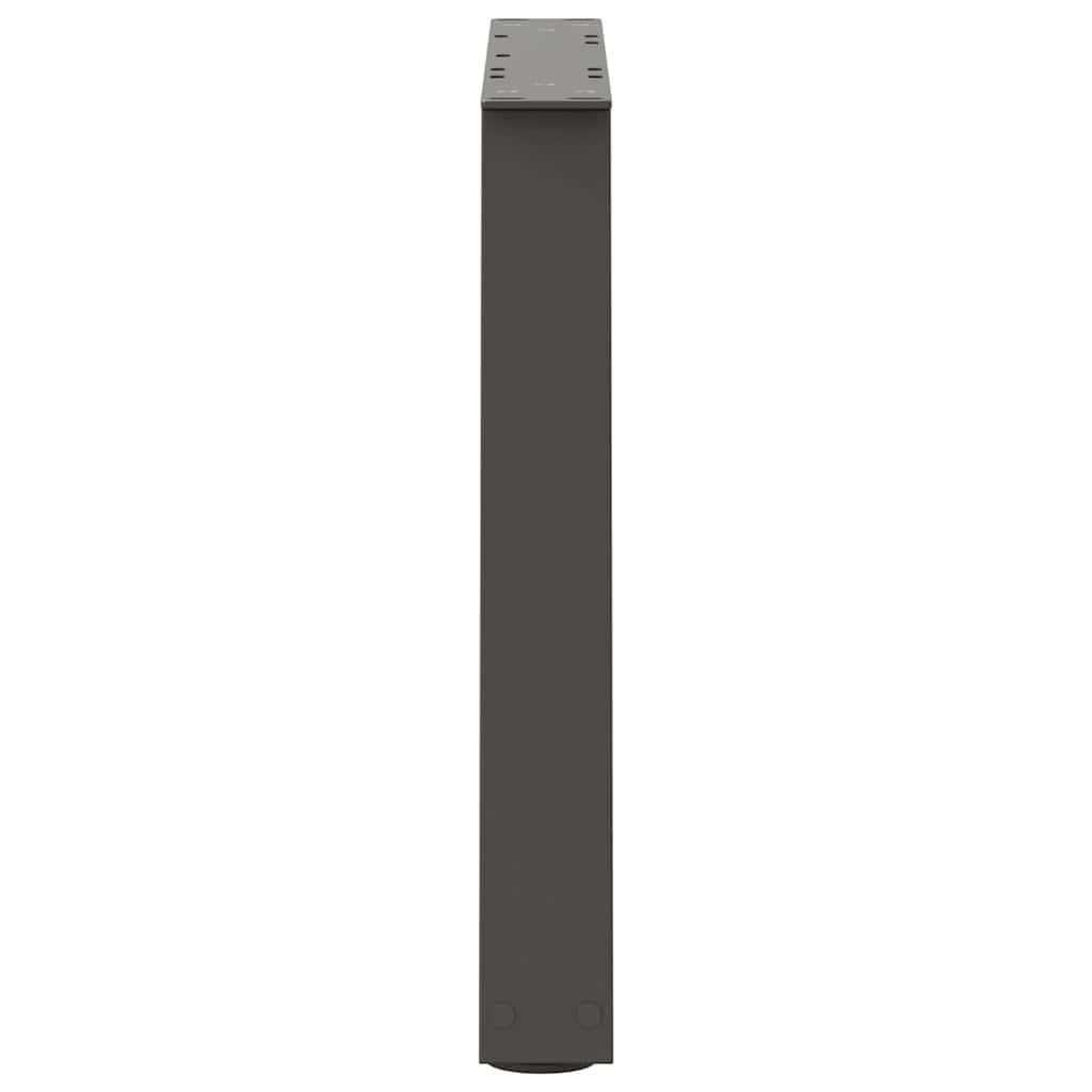vidaXL Couchtischbeine V-Form 2 Stück Anthrazit 50x(42-43,3) cm Stahl