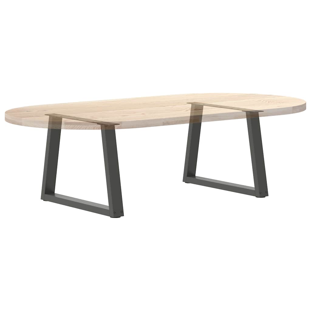 vidaXL Couchtischbeine V-Form 2 Stück Anthrazit 50x(42-43,3) cm Stahl