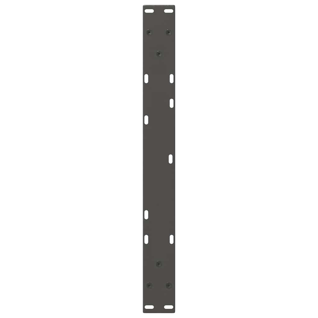 vidaXL Pieds de table basse en forme de V 2 pcs Anthracite 70x(42-43,3) cm Acier