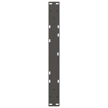 vidaXL Pieds de table basse en forme de V 2 pcs Anthracite 70x(42-43,3) cm Acier