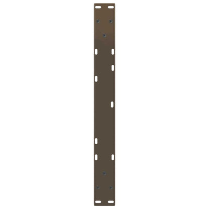vidaXL Couchtischbeine V-Form 2 Stück Naturstahl 70x(42-43,3) cm Stahl