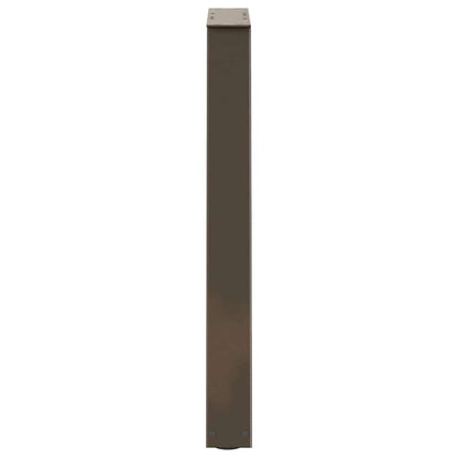vidaXL Pieds de table à manger en V 2 pcs Acier brut 50x(72-73,3) cm Acier