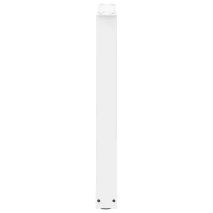 vidaXL Esstisch Beine V-Form 2 Stück Weiß 70x(72-73,3) cm Stahl