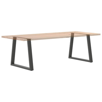 vidaXL Esstisch Beine V-Form 2 Stück Anthrazit 80x(72-73,3) cm Stahl