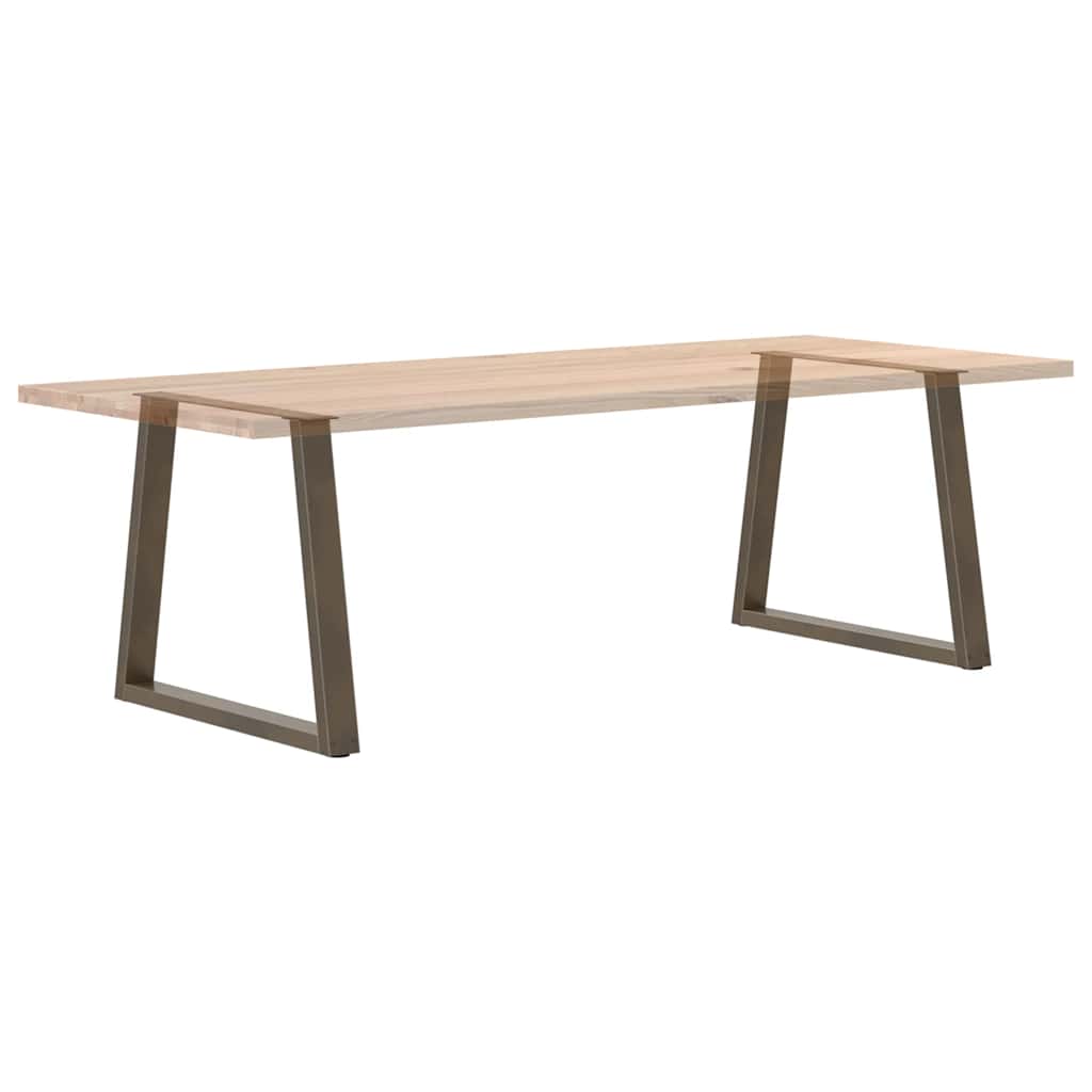 vidaXL Pieds de table à manger en V 2 pcs Acier brut 80x(72-73,3) cm Acier