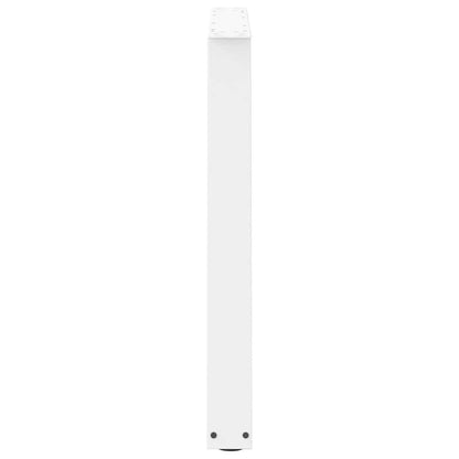 vidaXL Pieds de table à manger en V 2 pcs Blanc 90x(72-73,3) cm Acier