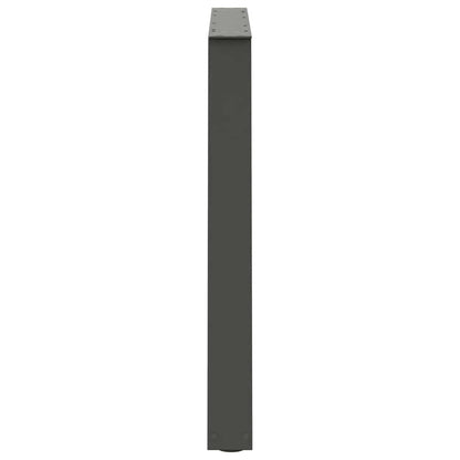 vidaXL Pieds de table à manger en V 2 pcs Anthracite 90x(72-73,3) cm Acier