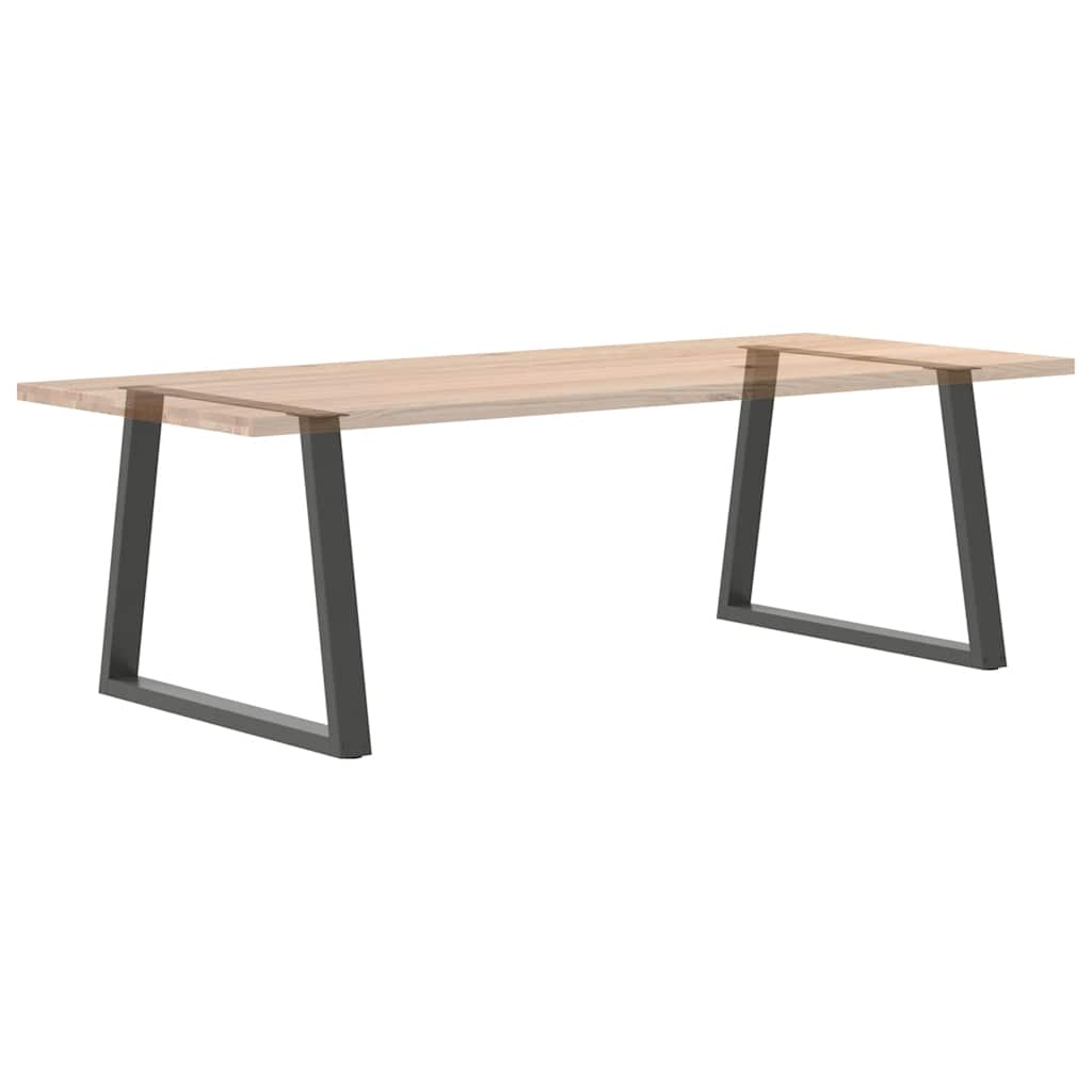 vidaXL Pieds de table à manger en V 2 pcs Anthracite 90x(72-73,3) cm Acier
