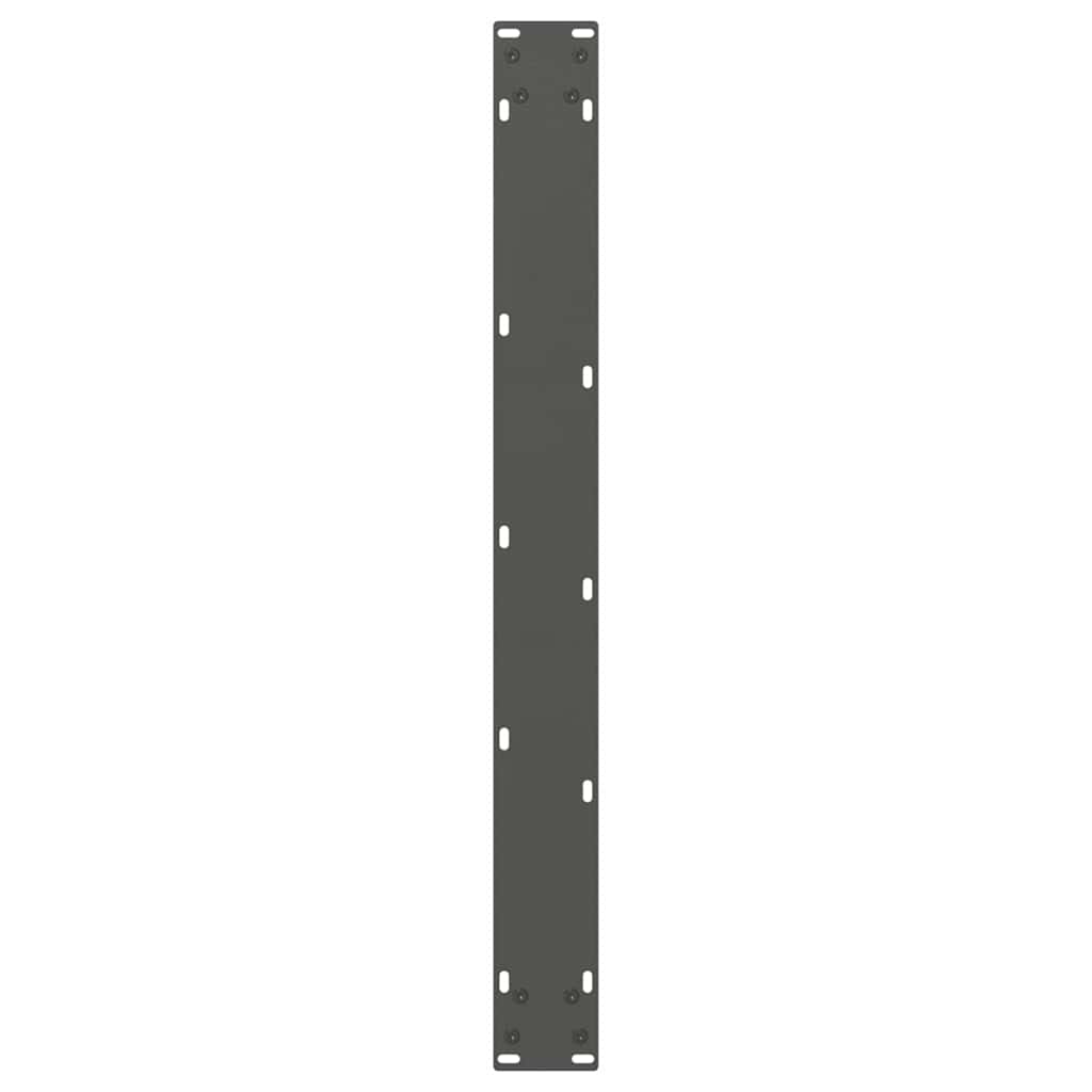 vidaXL Pieds de table à manger en V 2 pcs Anthracite 100x(72-73,3) cm Acier