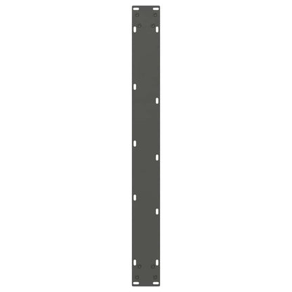 vidaXL Pieds de table à manger en V 2 pcs Anthracite 100x(72-73,3) cm Acier