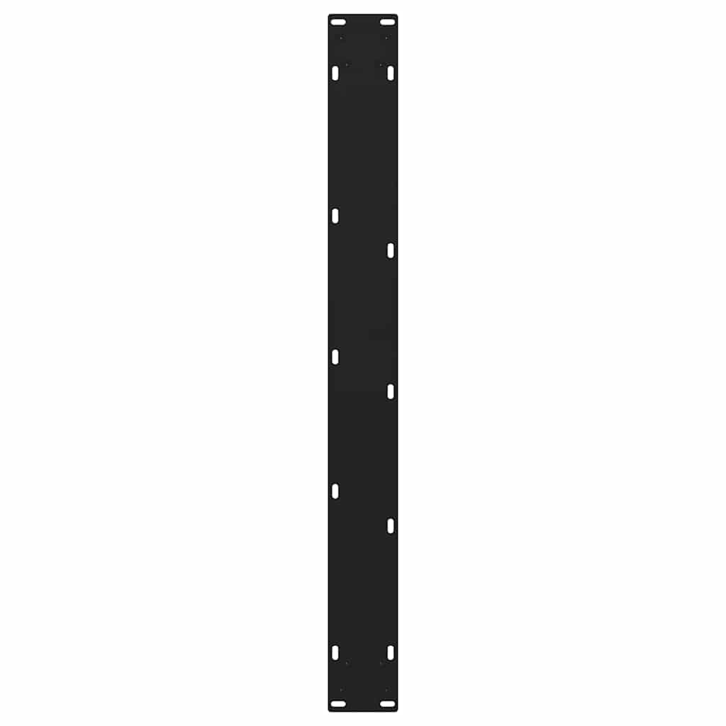 Esstisch Beine V-Form 3 Stück Schwarz 70x(72-73,3) cm Stahl