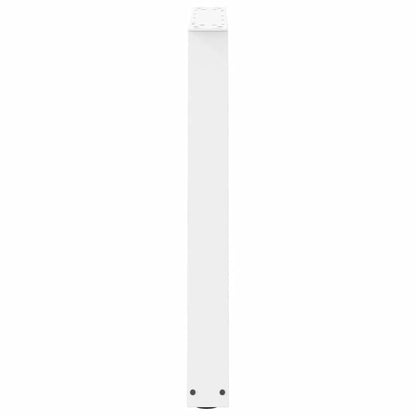 vidaXL Esstisch Beine V-Form 3 Stück Weiß 70x(72-73,3) cm Stahl