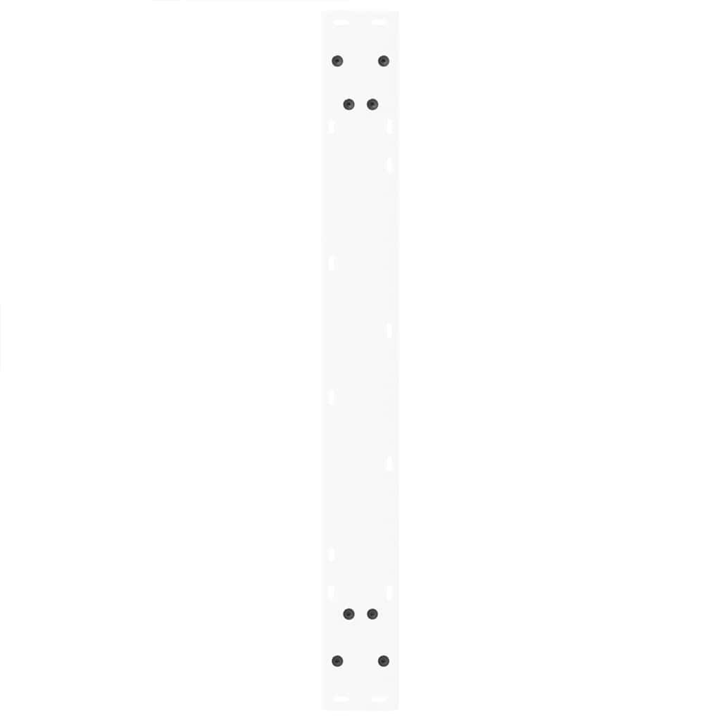 vidaXL Esstisch Beine V-Form 3 Stück Weiß 70x(72-73,3) cm Stahl