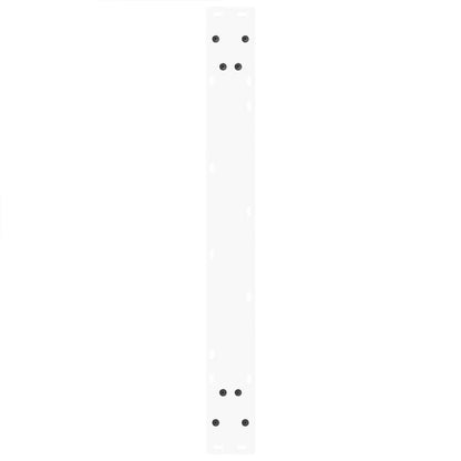 vidaXL Esstisch Beine V-Form 3 Stück Weiß 70x(72-73,3) cm Stahl