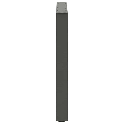 vidaXL Esstisch Beine V-Form 3 Stück Anthrazit 80x(72-73,3) cm Stahl
