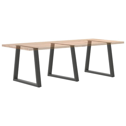 vidaXL Esstisch Beine V-Form 3 Stück Anthrazit 80x(72-73,3) cm Stahl