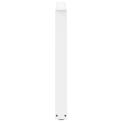 vidaXL Esstischbeine V-Form 3 Stück Weiß 90x(72-73,3) cm Stahl