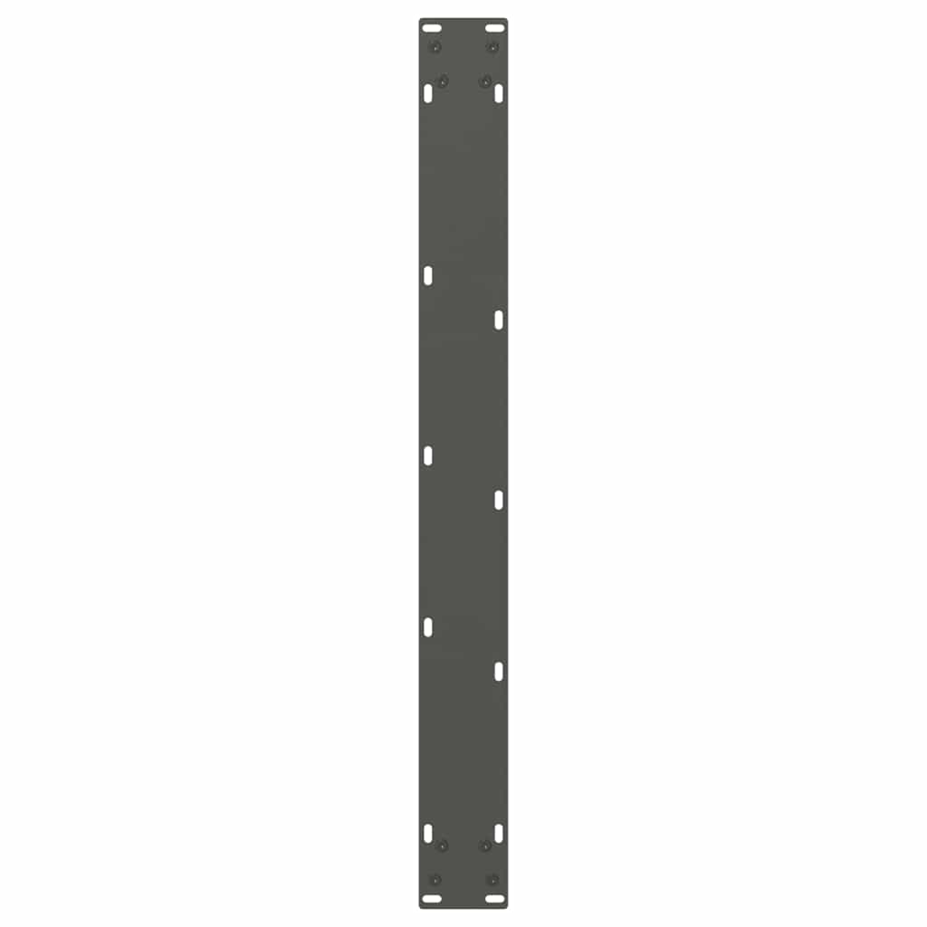 vidaXL Pieds de table à manger en V 3 pcs Anthracite 90x(72-73,3) cm Acier
