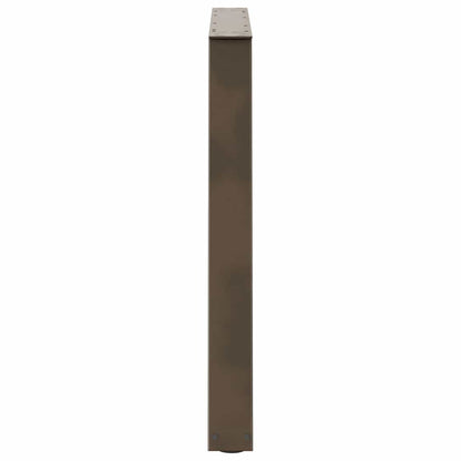 vidaXL Esstisch Beine V-Form 3 Stück Naturstahl 90x(72-73,3) cm Stahl