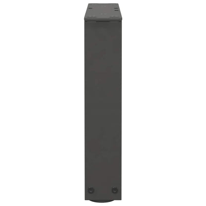vidaXL Pieds de table basse en V 2 pcs Anthracite 40x(30-31,3) cm Acier