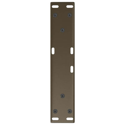 vidaXL Couchtischbeine V-Form 2 Stück Naturstahl 40x(30-31,3) cm Stahl