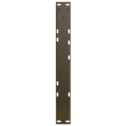 vidaXL Couchtischbeine V-Form 2 Stück Naturstahl 50x(30-31,3) cm Stahl
