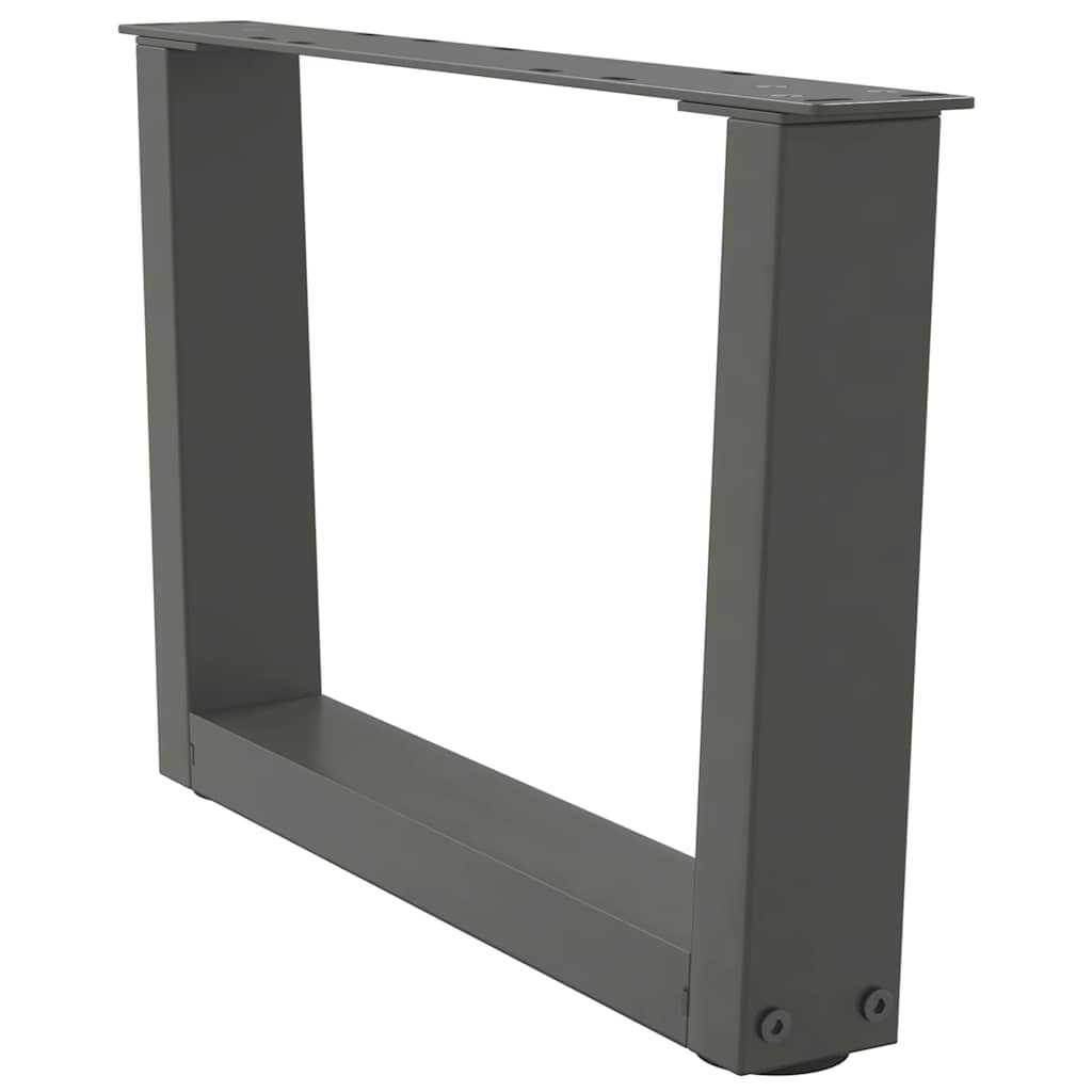 vidaXL Couchtischbeine V-Form 2 Stück Anthrazit 60x(30-31,3) cm Stahl