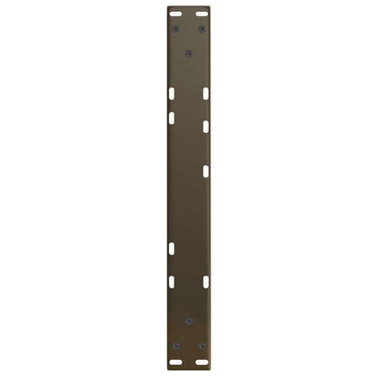 vidaXL Pieds de table basse en forme de V 2 pcs Acier brut 60x(30-31,3) cm Acier