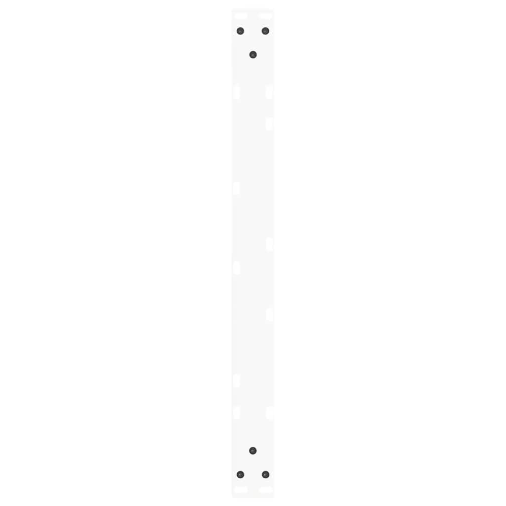 Couchtischbeine V-Form 2 Stück Weiß 70x(30-31,3) cm Stahl