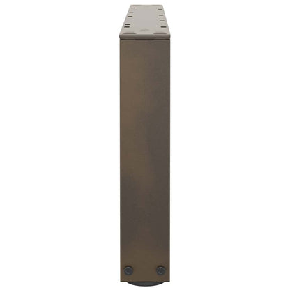 vidaXL Pieds de table basse en V 2 pcs Acier brut 70x(30-31,3) cm Acier