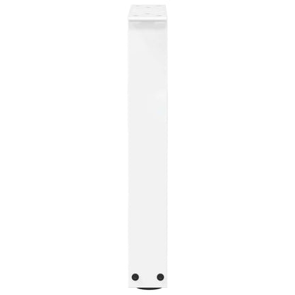 vidaXL Couchtischbeine V-Form 2 Stück Weiß 28x(42-43,3) cm Stahl