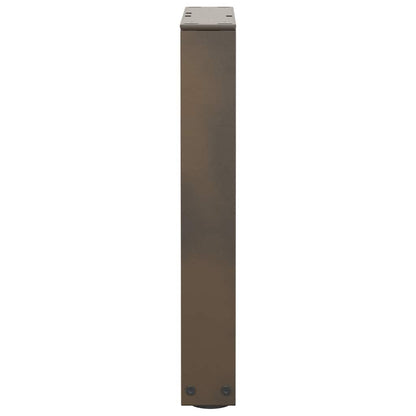vidaXL Couchtischbeine V-Form 2 Stück Naturstahl 28x(42-43,3) cm Stahl