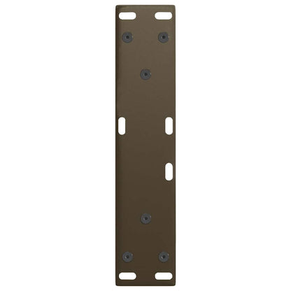 vidaXL Couchtischbeine V-Form 2 Stück Naturstahl 28x(42-43,3) cm Stahl