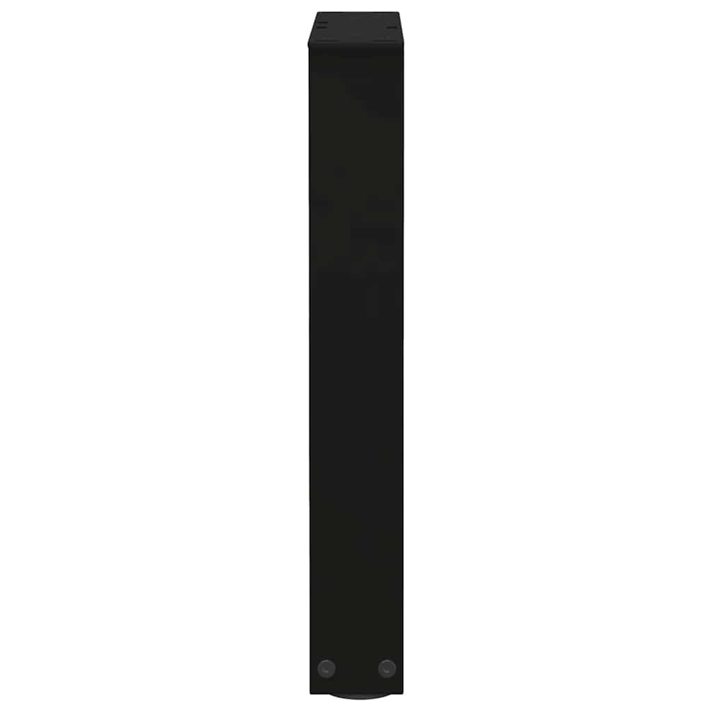 vidaXL Couchtischbeine V-Form 2 Stück Schwarz 38x(42-43,3) cm Stahl