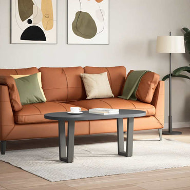 vidaXL Couchtischbeine V-Form 2 Stück Anthrazit 38x(42-43,3) cm Stahl