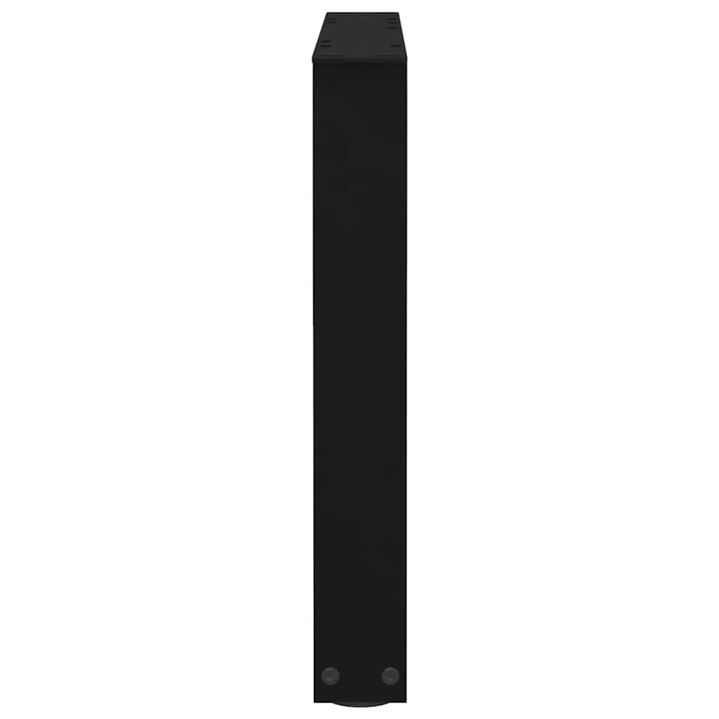 vidaXL Couchtischbeine V-Form 2 Stück Schwarz 50x(42-43,3) cm Stahl