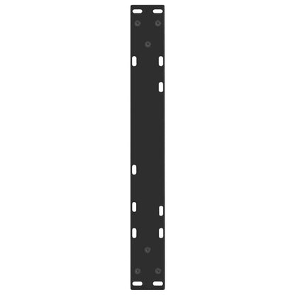 vidaXL Couchtischbeine V-Form 2 Stück Schwarz 50x(42-43,3) cm Stahl