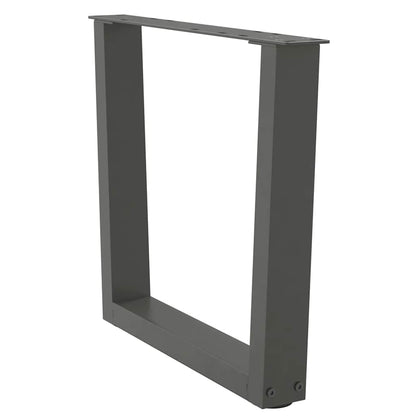vidaXL Couchtischbeine V-Form 2 Stück Anthrazit 50x(42-43,3) cm Stahl