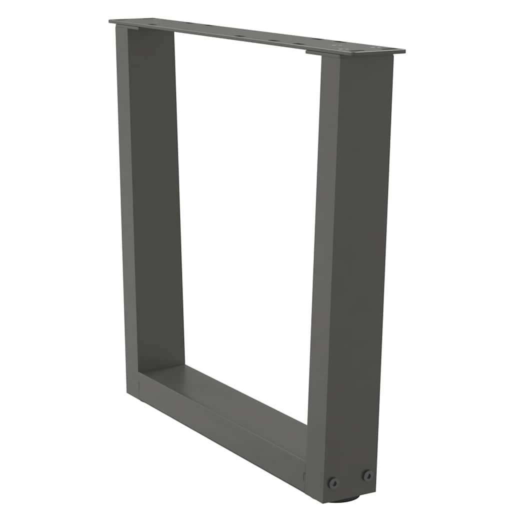 vidaXL Couchtischbeine V-Form 2 Stück Anthrazit 60x(42-43,3) cm Stahl