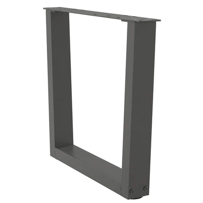 vidaXL Couchtischbeine V-Form 2 Stück Anthrazit 60x(42-43,3) cm Stahl