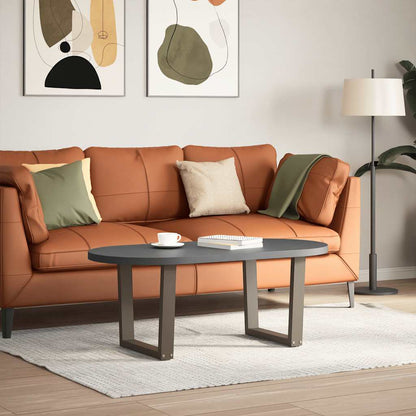 vidaXL Couchtischbeine V-Form 2 Stück Naturstahl 60x(42-43,3) cm Stahl