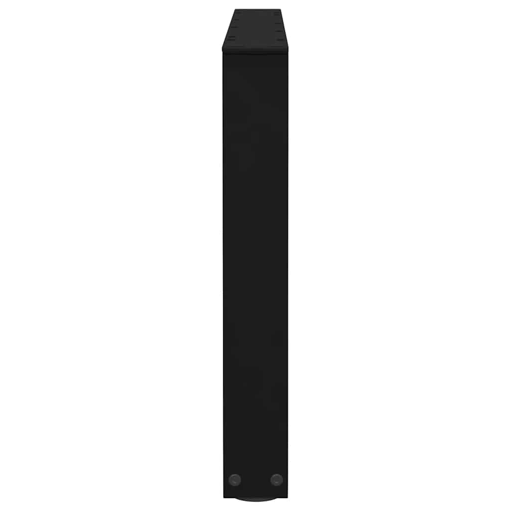 vidaXL Couchtischbeine V-Form 2 Stück Schwarz 70x(42-43,3) cm Stahl