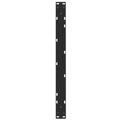 vidaXL Couchtischbeine V-Form 2 Stück Schwarz 70x(42-43,3) cm Stahl