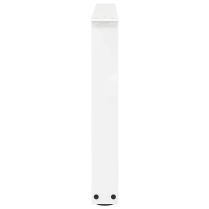 vidaXL Couchtischbeine V-Form 2 Stück Weiß 70x(42-43,3) cm Stahl